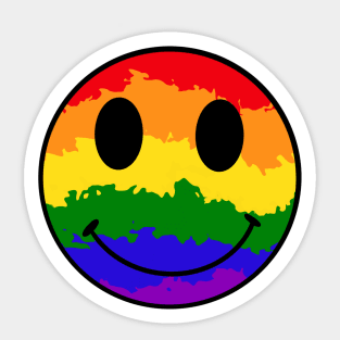 Rainbow Smile Sticker